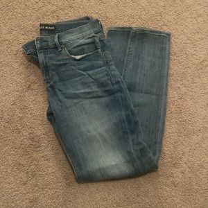 Express size 6 legging mid rise jeans lighter wash
